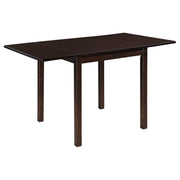 Kelso 3-piece Drop Leaf Dining Table Set Cappuccino and Tan - 190821-S3