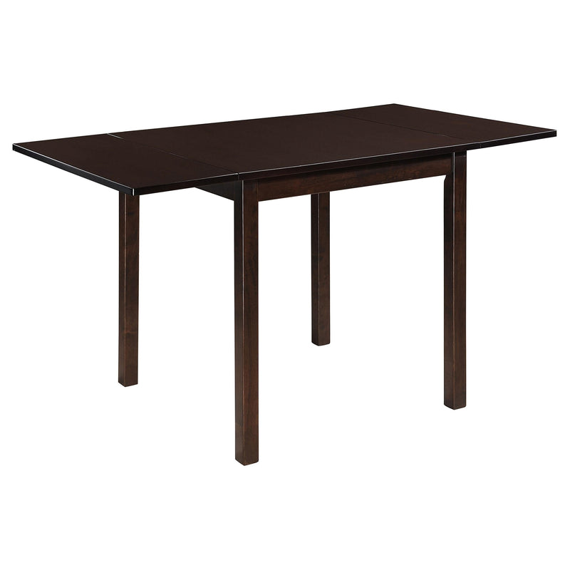 Kelso 3-piece Drop Leaf Dining Table Set Cappuccino and Tan - 190821-S3