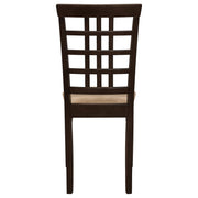 Kelso Lattice Back Dining Side Chair Cappuccino (Set of 2) - 190822