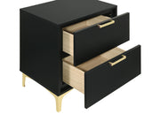 Kendall 4-piece California King Bedroom Set Black - 224451KW-S4
