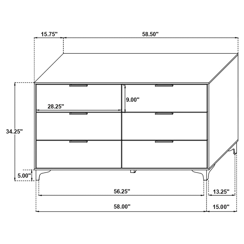 Kendall 4-piece California King Bedroom Set Black - 224451KW-S4