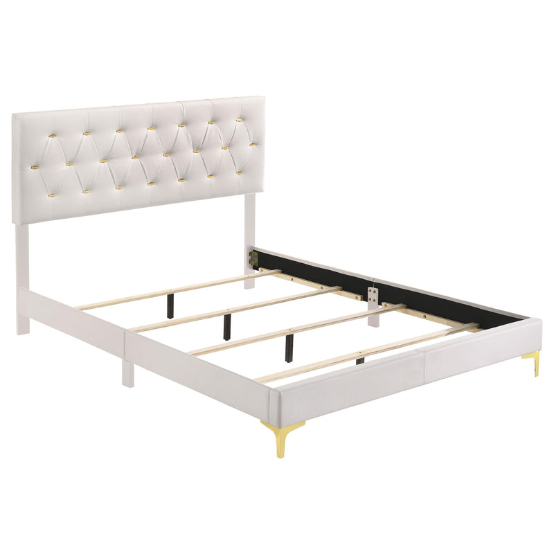 Kendall 4-piece California King Bedroom Set White - 224401KW-S4