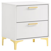 Kendall 4-piece Eastern King Bedroom Set White - 224401KE-S4