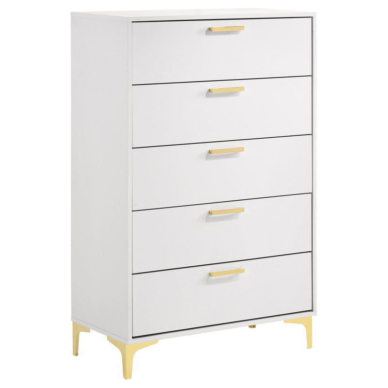 Kendall 5-drawer Bedroom Chest White - 224405