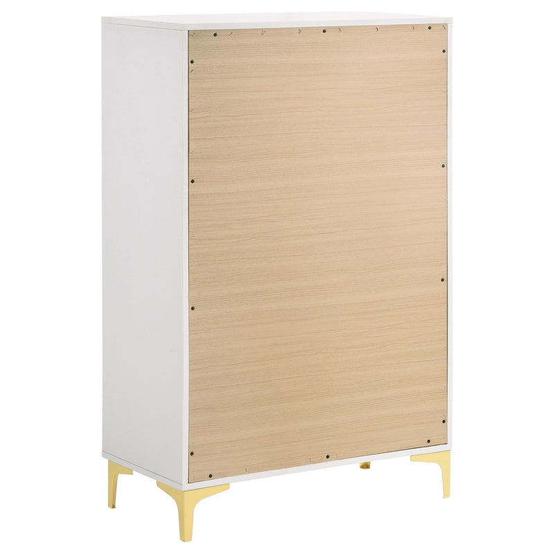 Kendall 5-piece California King Bedroom Set White - 224401KW-S5