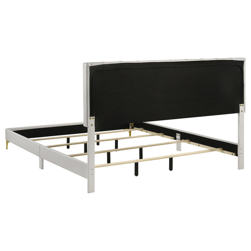 Kendall 5-piece Eastern King Bedroom Set White - 224401KE-S5