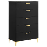 Kendall 5-piece Queen Bedroom Set Black - 224451Q-S5