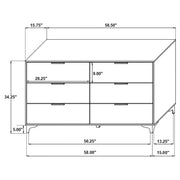 Kendall 5-piece Queen Bedroom Set Black - 224451Q-S5