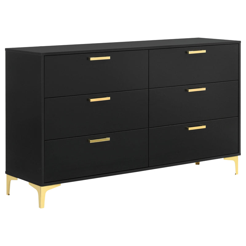 Kendall 5-piece Queen Bedroom Set Black - 224451Q-S5