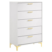 Kendall 5-piece Queen Bedroom Set White - 224401Q-S5