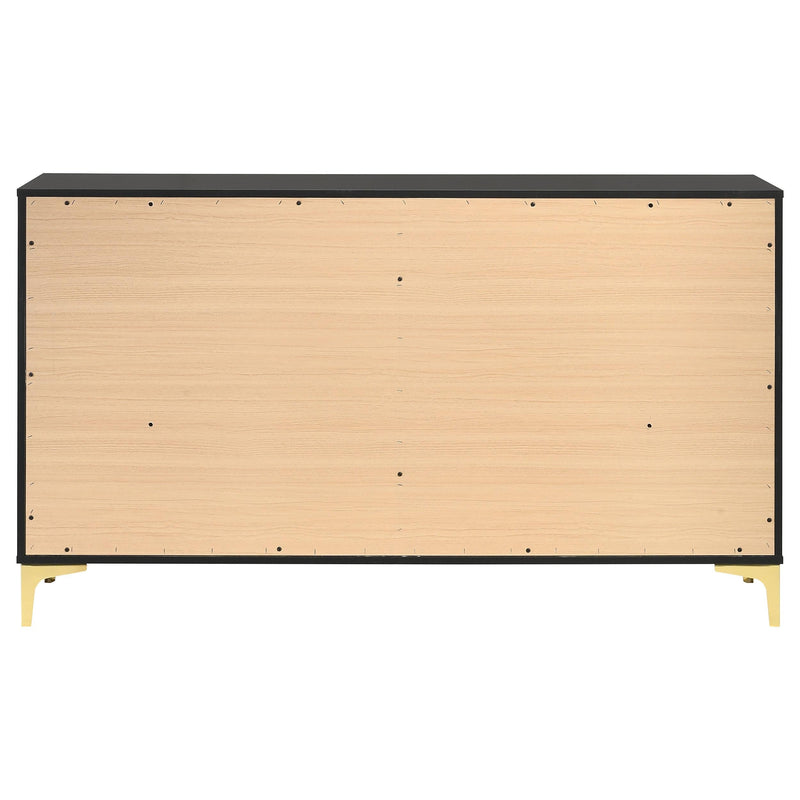 Kendall 6-drawer Dresser Black - 224453