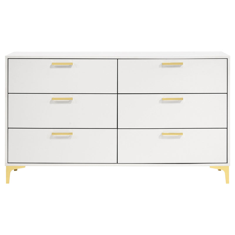 Kendall 6-drawer Dresser White - 224403