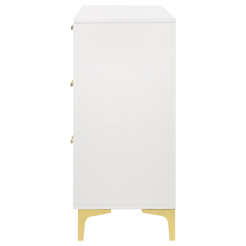 Kendall 6-drawer Dresser White - 224403
