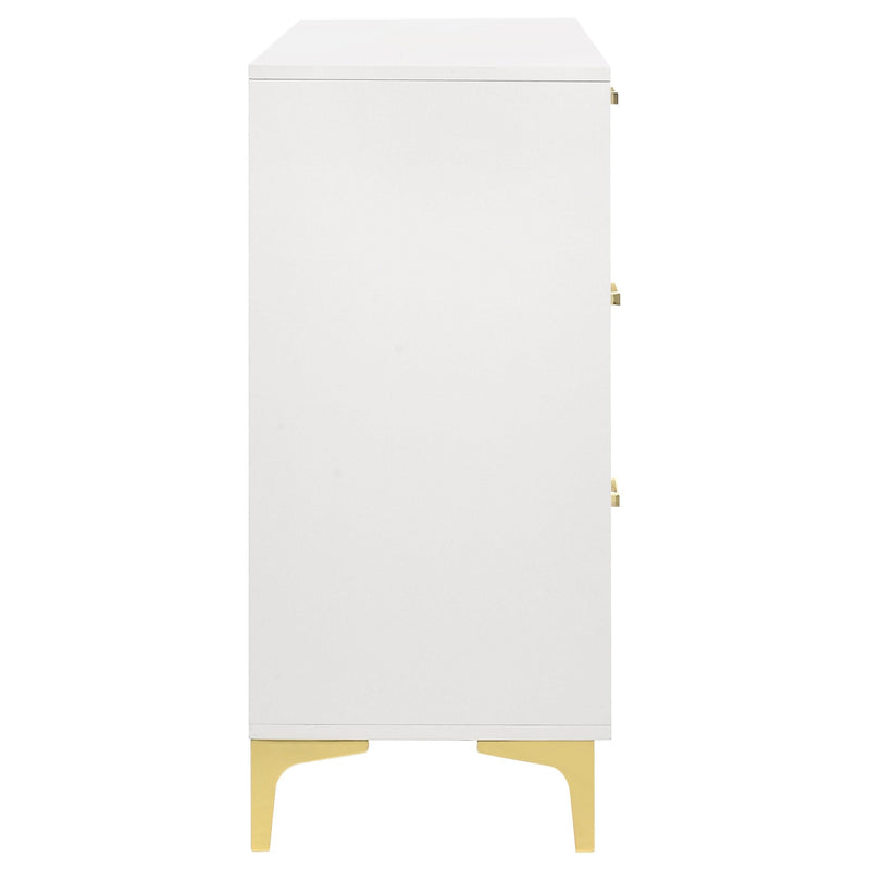 Kendall 6-drawer Dresser White - 224403