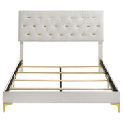 Kendall Upholstered Queen Panel Bed White - 224401Q