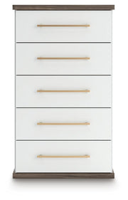 Kendanport Brown/White Chest of Drawers - PCB1108-46