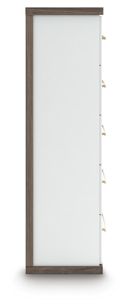 Kendanport Brown/White Chest of Drawers - PCB1108-46