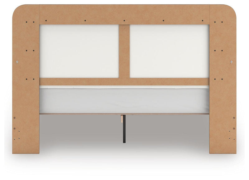 Kendanport King Platform Bed, Dresser, Mirror and Nightstand - PCB1108B12