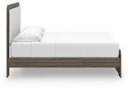Kendanport King Upholstered Bed, Dresser, Mirror and Chest - B1108B16