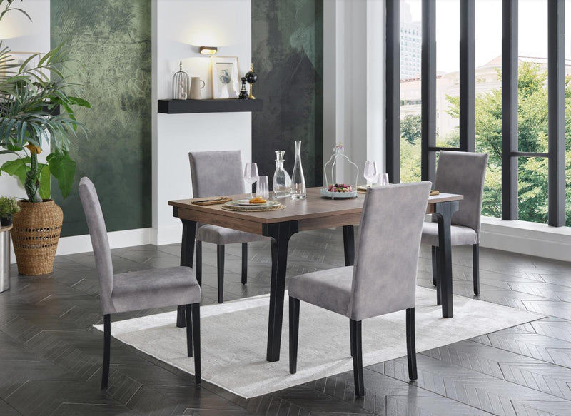 Kennedy Expandable Dining Table (L.Walnut) 2 Pieces - Lara FurnitureDining Table
