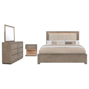 Kenora 4-piece Queen Bedroom Set Barley Brown - 224850Q-S4