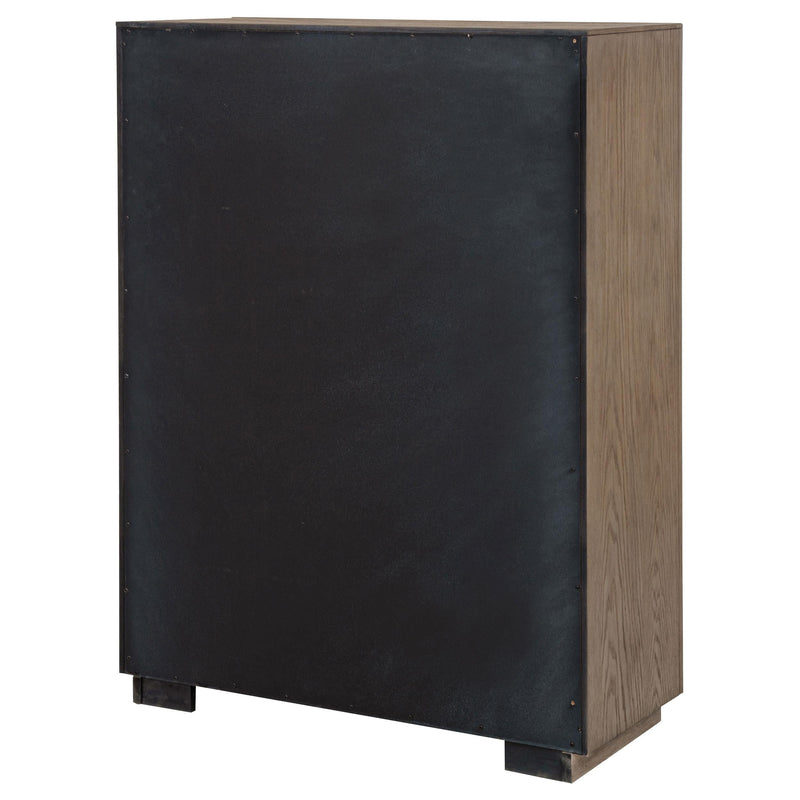 Kenora 5-drawer Bedroom Chest Barley Brown - 224855