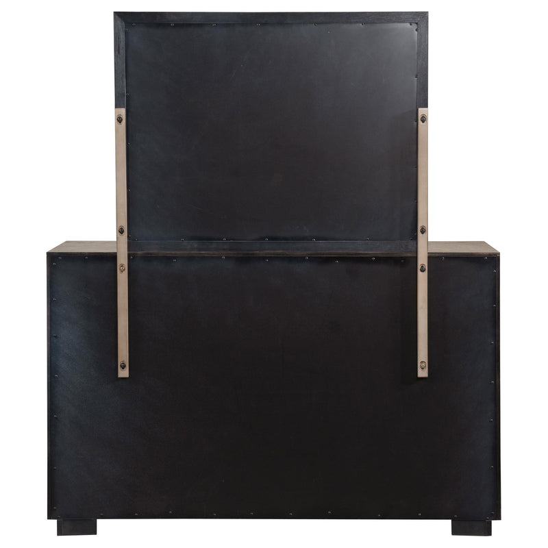 Kenora 6-drawer Dresser and Mirror Barley Brown - 224853M