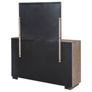 Kenora 6-drawer Dresser and Mirror Barley Brown - 224853M
