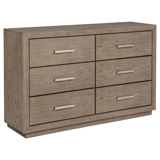 Kenora 6-drawer Dresser Barley Brown - 224853