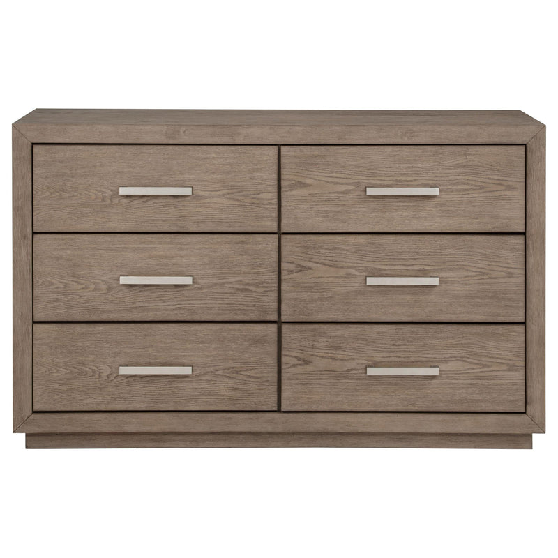 Kenora 6-drawer Dresser Barley Brown - 224853