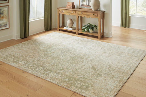 Kenwich Green/Ivory/Beige Extra Large Rug - R408900
