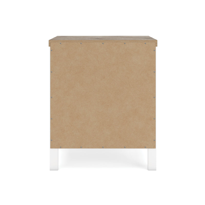 Kerisden White/Brown Nightstand - EB1480-292