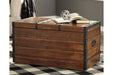 Kettleby Brown Storage Trunk - Gate FurnitureTrunk