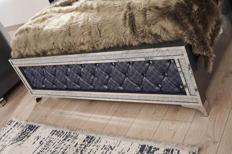 Keystone - Gray Mirror with LED Light - B246-M