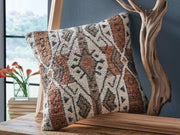 Kierenworth Sienna/Ivory/Black Pillow (Set of 4) - A1001110