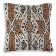 Kierenworth Sienna/Ivory/Black Pillow (Set of 4) - A1001110