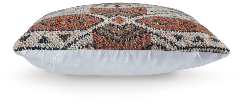 Kierenworth Sienna/Ivory/Black Pillow (Set of 4) - A1001110