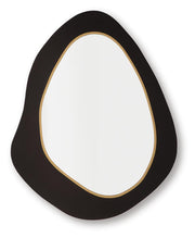 Kierlock Black/Gold Finish Accent Mirror - A8010414