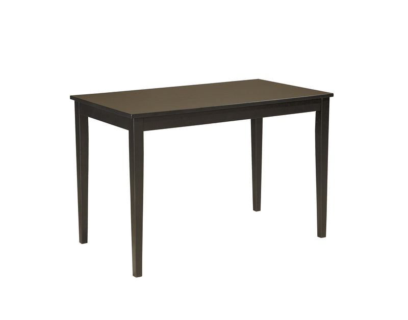 Kimonte Dark Brown 5 - Piece Rectangular Dining Set - Lara FurnitureDining Room Set