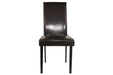 Kimonte Dark Brown Dining Chair (Set of 2) - Gate FurnitureDining Chair