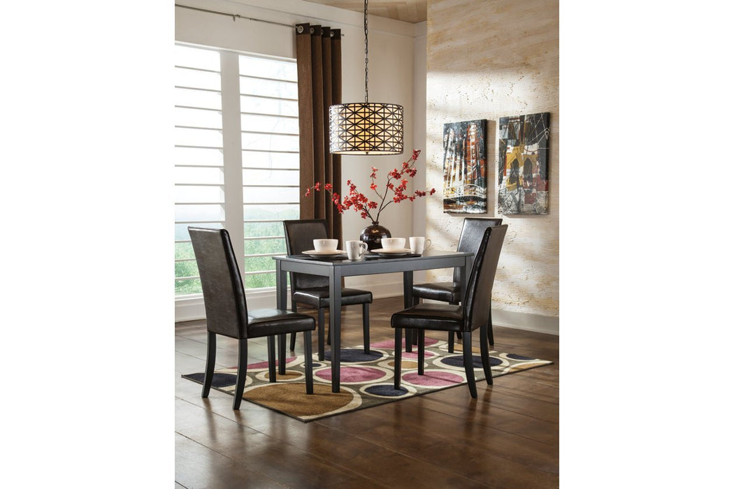 Kimonte Dark Brown Dining Chair (Set of 2) - Gate FurnitureDining Chair
