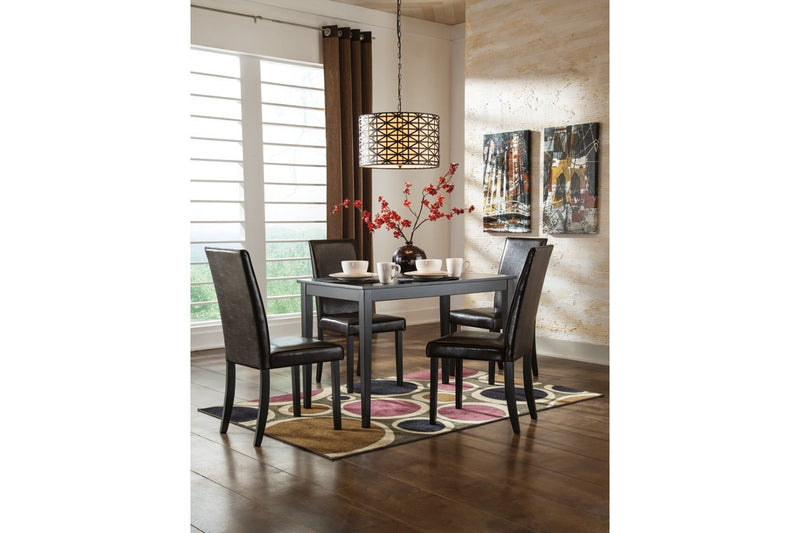 Kimonte Dark Brown Dining Chair (Set of 2) - Lara FurnitureDining Chair