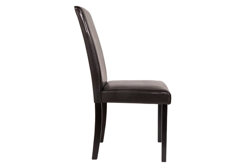 Kimonte Dark Brown Dining Chair (Set of 2) - Lara FurnitureDining Chair