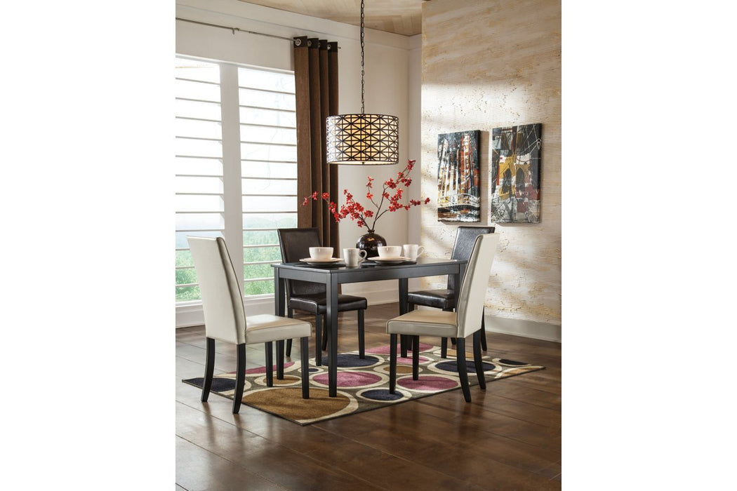 Kimonte Dark Brown Dining Chair (Set of 2) - Gate FurnitureDining Chair