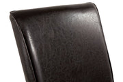 Kimonte Dark Brown Dining Chair (Set of 2) - Lara FurnitureDining Chair