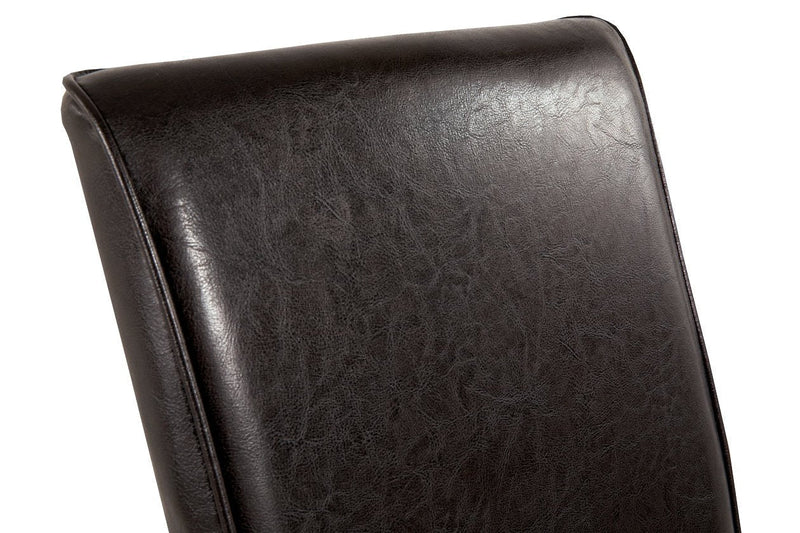 Kimonte Dark Brown Dining Chair (Set of 2) - Lara FurnitureDining Chair
