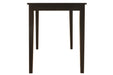 Kimonte Dark Brown Dining Table - Gate FurnitureDining Table
