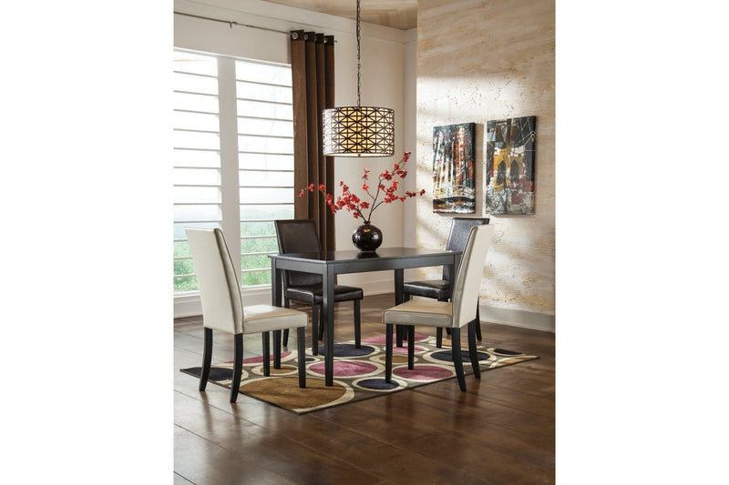 Kimonte Dark Brown Dining Table - Lara FurnitureDining Table