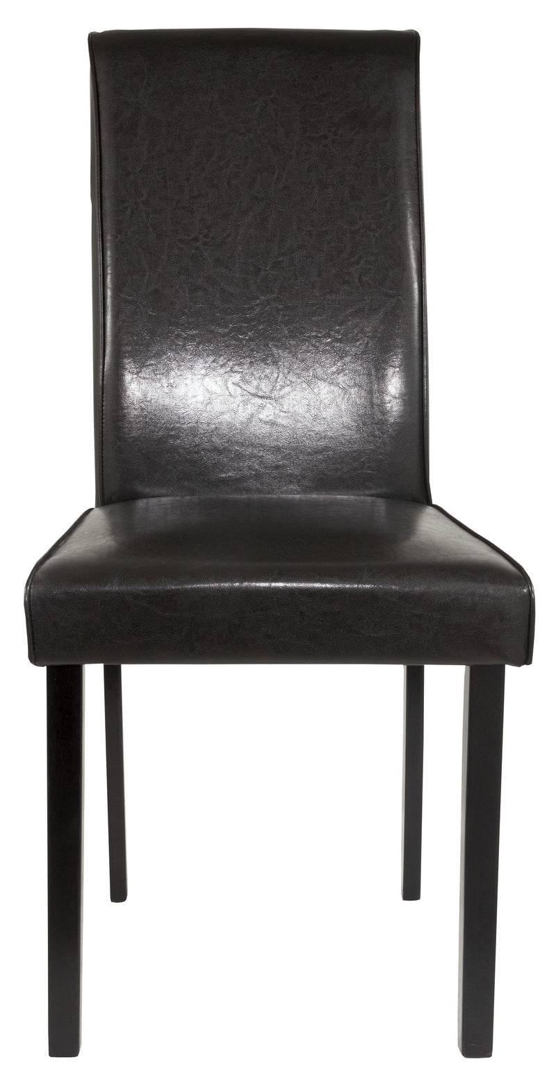 Kimonte Dark Brown Dining Room Set - Lara FurnitureDining Room Set