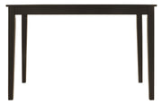 Kimonte Dark Brown Dining Room Set - Lara FurnitureDining Room Set